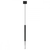 Lampă suspendată MOZAICA 1 negru/cromo, Sollux Lighting