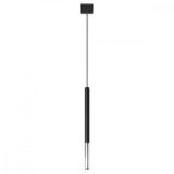 Lampă suspendată MOZAICA 1 negru/cromo, Sollux Lighting