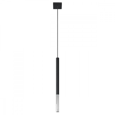 Lampă suspendată MOZAICA 1 negru/cromo, Sollux Lighting foto