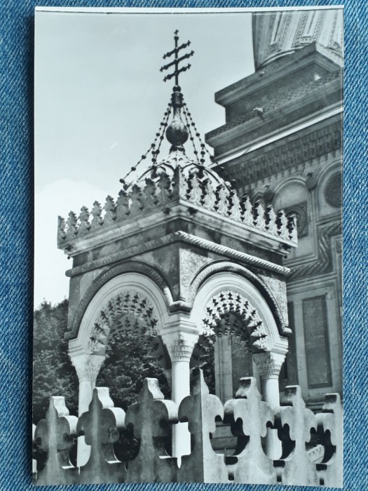 378 - Manastirea Curtea de Arges, Agheazmatarul / carte postala necirculata