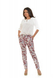 Pantaloni drepti paisley - floral - L, Eranthe