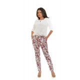 Pantaloni drepti paisley - floral - M