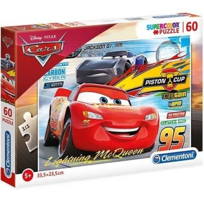 Puzzle Clementoni Cars 3 Supercolor 3 in 1 foto