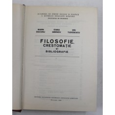 FILOSOFIE.CRESTOMATIE SI BIBLIOGRAFIE de MARIN DIACONU 1989