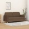 Gossi canapea cu 2 locuri, maro, 140 cm, material textil