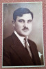 Portret de barbat. Fotografie datata 1931 - Foto Klein, Brasov, Romania 1900 - 1950, Sepia, Portrete