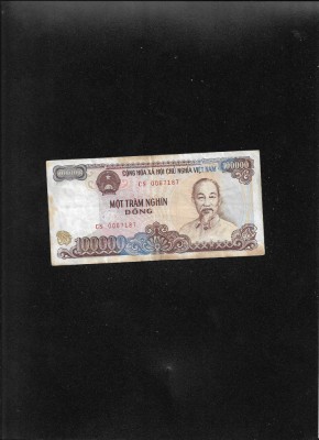 Rar! Vietnam 100000 100.000 dong 1994 seria0067187 foto