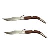 Set 2 Bricege Vanatoare Depox Cricket, Otel Inoxidabil, Maner Maro, 38cm
