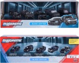 Set 5 masinute metalice Majorette Black Edition, modele licentiate