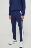 adidas Performance Pantaloni GT6643 bărbați, culoarea bleumarin, cu imprimeu GT6643