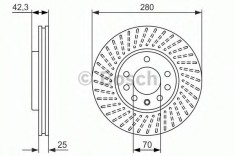 Disc frana OPEL CORSA C (F08, F68) (2000 - 2009) BOSCH 0 986 479 919 foto