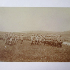 Rara! Fotografie carte poștală vizita printului Leopold al Bavariei WWI pe front