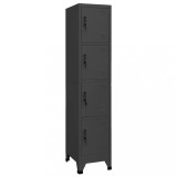 Gossi fiset, antracit, 35x45x180 cm, otel