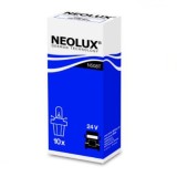 Set 10 Becuri Auto Neolux 24V 1.2W B8.5d, Iluminare Interior Auto, Soclu Gri