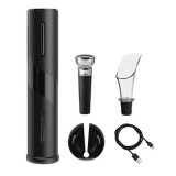 Tirbuson electric, BluSmart, reincarcabil, Inox/ABS, accesoriu taiat folie,