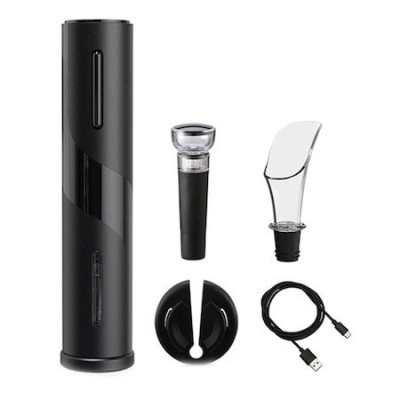 Tirbuson electric, BluSmart, reincarcabil, Inox/ABS, accesoriu taiat folie, foto