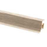 Plinta parchet PVC Set 10456-4295, canal cablu, pin, 2500 x 52 x 22 mm