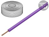 Cablu electric PVC violet 0,25mm2 10m