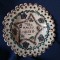 1934 HOREZU V&Acirc;LCEA Farfurie ceramică smălțuită tradițională
