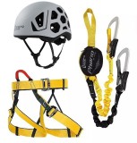 Cumpara ieftin Set Via Ferrata Hex Casca Alba