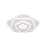 Cumpara ieftin Lustra LED cu Telecomanda Pentagon 59W Lumina Rece Calda Neutra Dimabila Alb, Alessandro DESIGN