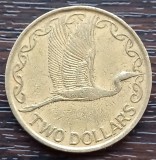 (M1431) MONEDA NEW ZEALAND - 2 DOLLARS 1990, REGINA ELISABETA A II-A