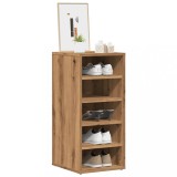 VidaXL Pantofare 2 buc. stejar artizanal, 32x35x70 cm, lemn prelucrat