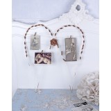 Memo board din metal antichizat cu aripi ETG097
