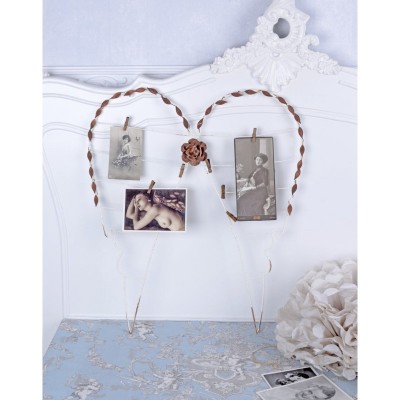 Memo board din metal antichizat cu aripi ETG097 foto