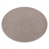 ETON PLUS cerc covor bej, monocolor, uniformă, uni, cerc 200 cm
