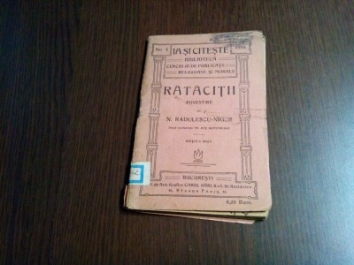 RATACITII povestire - N. Radulescu-Niger - Bib. &amp;quot;Ia si Citeste !&amp;quot;No.4, 1925, 63p foto