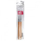 Set de pensule 3 buc (0, 00, 000)