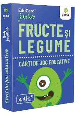 Fructe si legume - Carti de joc educative foto