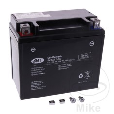 MBS Baterie moto fara intretinere cu gel 12V12Ah YTX12-BS JMT, Cod Produs: 7073943MA