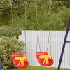 VidaXL Leagăne pentru bebeluși 2 pcs Roșu 36 x 43 x 42 cm Plastic 42009964