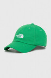 Cumpara ieftin The North Face sapca Norm Hat culoarea verde, cu imprimeu, NF0A7WHOPO81