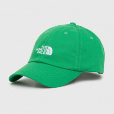 The North Face sapca Norm Hat culoarea verde, cu imprimeu, NF0A7WHOPO81