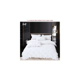 Cumpara ieftin Lenjerie de Lux cu Pliuri si Volan, 4 Piese pentru Pat Dublu - PUC142