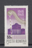 ROMANIA 1968 LP 682 - 100 ANI FILARMONICA GEORGE ENESCU MNH, Nestampilat