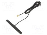 Antenă 2J Antennas ISM LoRa RF SIGFOX ZigBee 2,5dBi SMA prin lipire tată