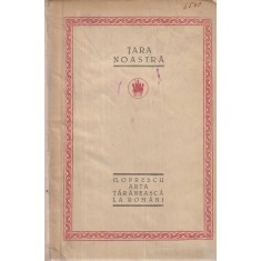 G. Oprescu - Arta taraneasca la romani. Lucrare insotita de cincizeci si opt