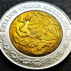 Moneda bimetal 1 NUEVO PESO - MEXIC, anul 2017 *cod 1754 A