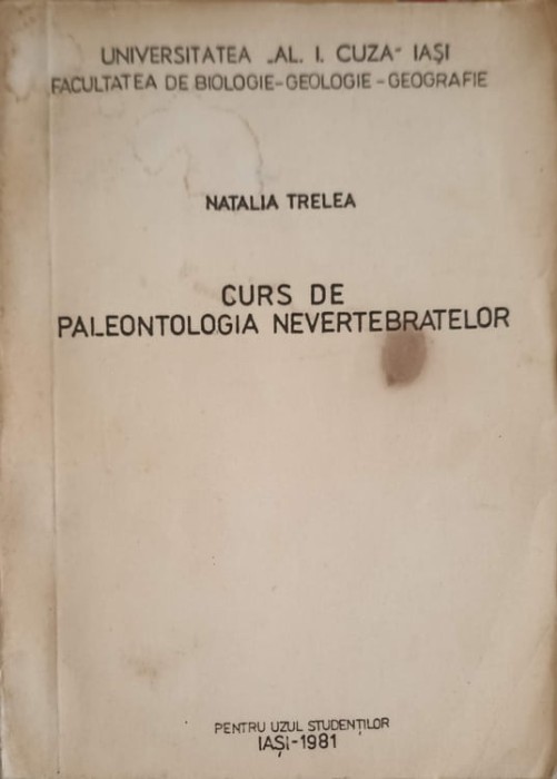 CURS DE PALEONTOLOGIA NEVERTEBRATELOR-NATALIA TRELEA