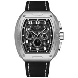 Ceas Bărbați Naviforce 8053 Negru-Gri &ndash; Funcții Multiple, Design Military, Shockproof, Rezistent la Apă 3ATM