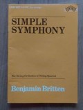 Simple simphony for String Orchestra or String Quartet Benjamin Britten