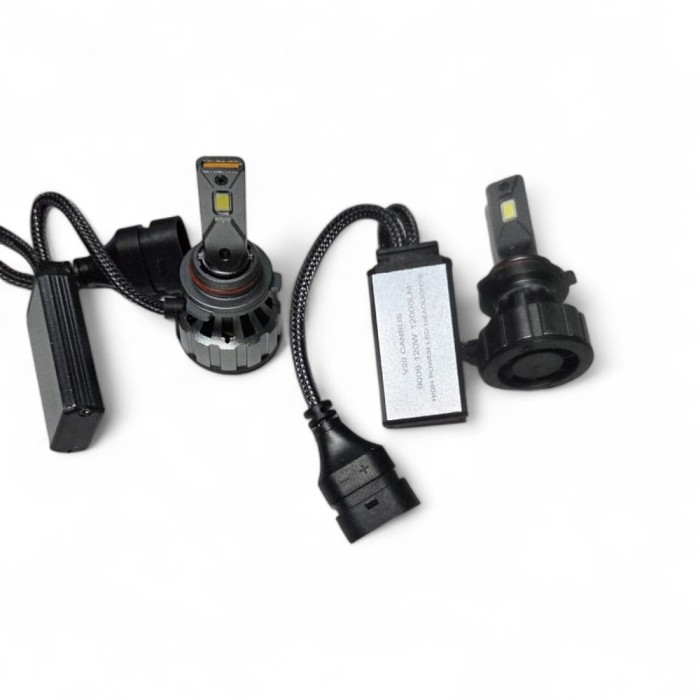 Set 2 Becuri LED HB3 Canbus 120W &ndash; 12000 LM, 6000K Alb Rece, V20