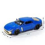 Masina Metalica Nisan GT-R50, 1:32, cu sunete, lumini, 14 cm