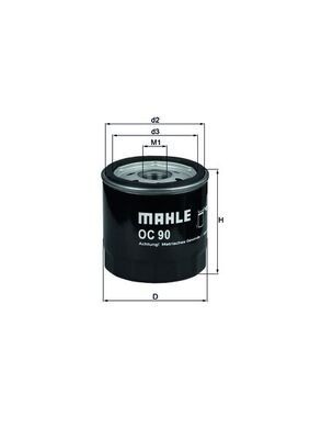 MAHLE OC 90 OF Filtru ulei