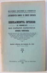 REGULAMENTUL INTERIOR AL OBORULUI DIN COMUNA CONSTANTA , 1914 foto