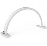 Cumpara ieftin Lampa cu banda led, 30 inch, semiluna, moonlight, pentru salon manichiura - alba - Mdey Light